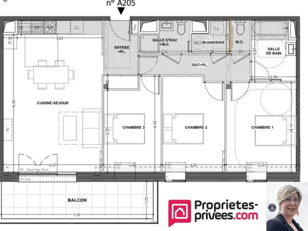 Appartement Cancale 4 pièce(s) 87.75 m2