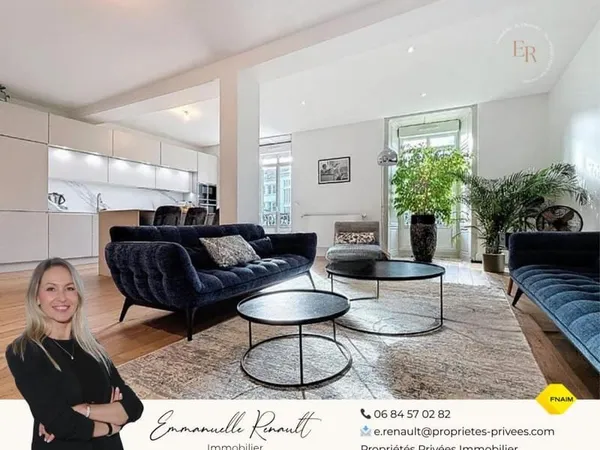 VANNES CENTRE, PORT À 50 MÈTRES. APPARTEMENT D'EXCEPTION de 150,50 m², 4 chambres. Élégance et prest