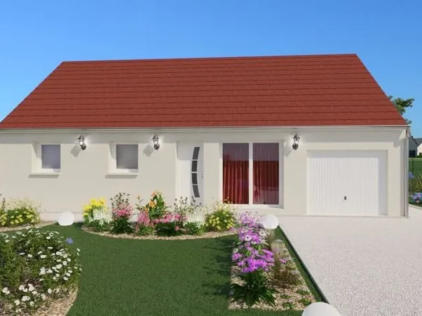 Terrain à Molineuf + Maison 3 chambres (plain pied) + Garage à Molineuf