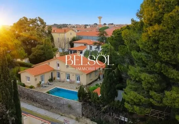 CABESTANY Plain pied 205m² piscine et terrain de 2000m²