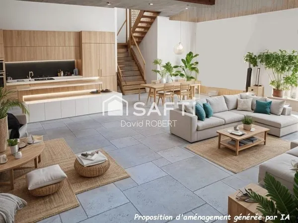 Superbe Loft de 145m² avec terrasse et jardin
