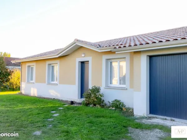 Maison de plain-pied - 4 chambres - garage - Moulis-en-Médoc