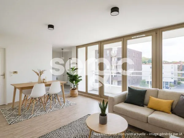 Appartement 2 pièces 43 m²