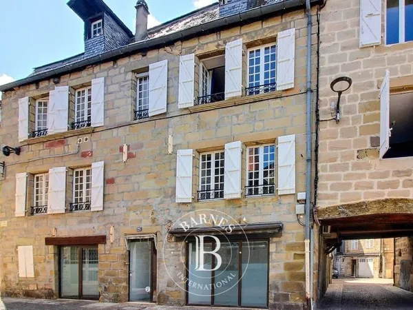 Brive-la-Gaillarde - Maison de caractère en pierre - Terrasses et espace professionnel
