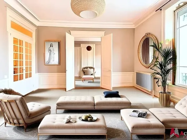 Berges du Rhône - Vaste appartement familial haussmannien en é