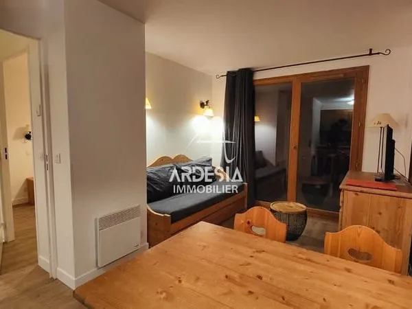 Charmant Deux Pièces avec grand balcon et vue montagnes exceptionnelle. Résidence Les Alpages du Cor