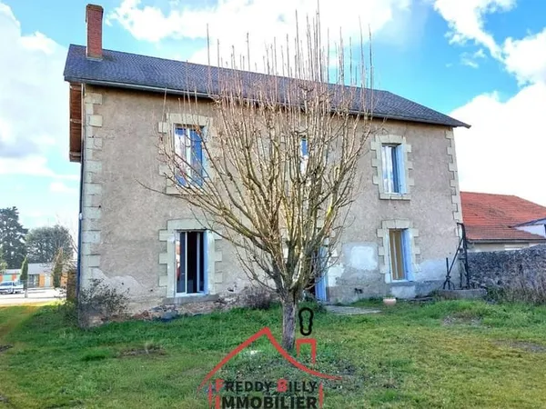 Maison 4 ch + grange + écurie + jardin clos !
