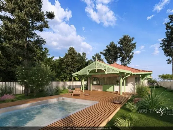Votre Refuge à Claouey Terrain à bâtir 1160 m² avec permis de construire