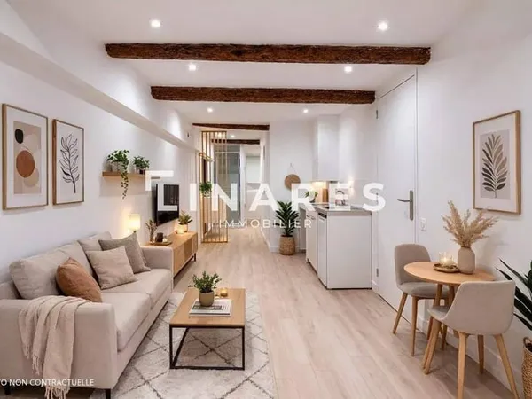 Appartement 1 pièce 24 m²