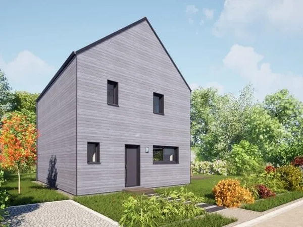 Projet de construction d'une maison bois de 100 m² avec terrain à VILLEVEQUE (49)