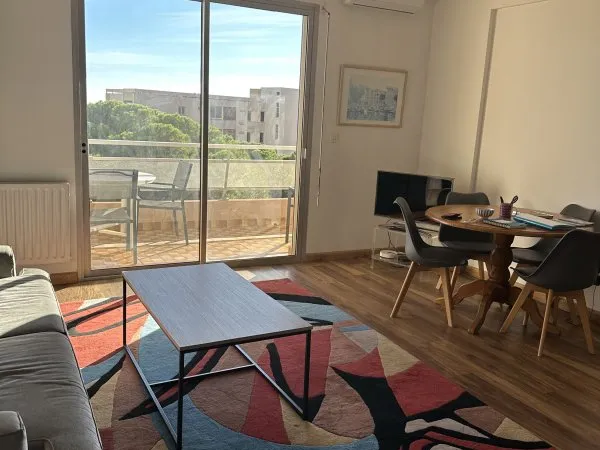 Loue grandT2 avec terrasse - vue mer