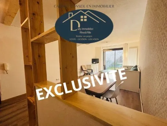 APPARTEMENT T3 - 63m²- avec jardin