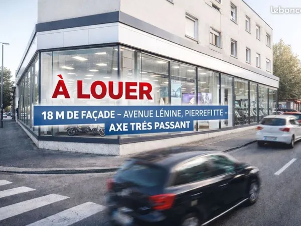 Local commercial 125 m² PIERREFITTE SUR SEINE