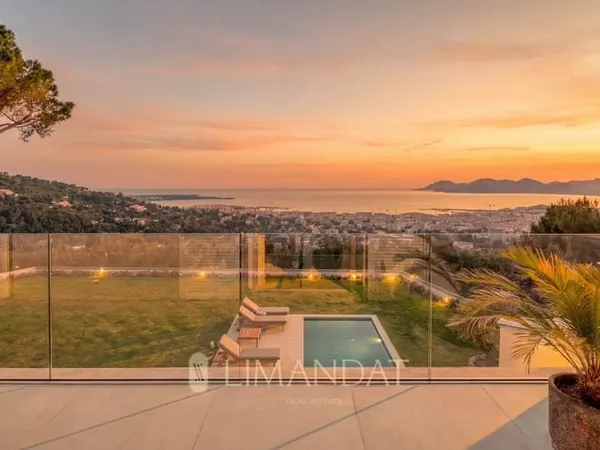 Cannes Californie - Villa 7 chambres - Vue mer panoramique