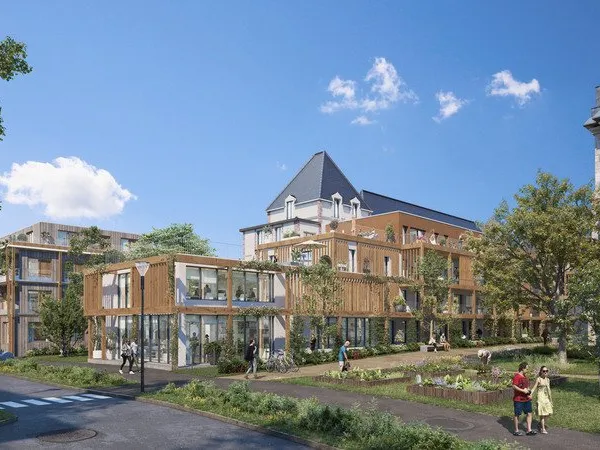 Appartement neuf type T3 à vendre BOIS GUILLAUME (76) surface 81.35 m2 + balcon 17.26 m2 + 2 park s-
