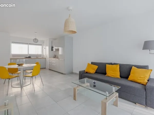 Location F2 meublé 2 pièces / 1 Chambre / 49 m² à Nantes (44000)