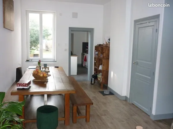 Maison F3 avec terrain clos