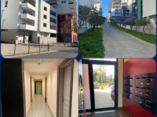 Studio meublé avec Parking privé & Terrasse 10m2