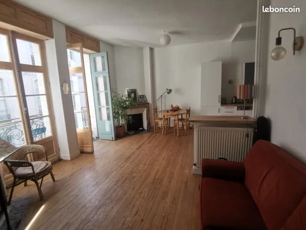 Joli appartement T3 rénové quartier historique