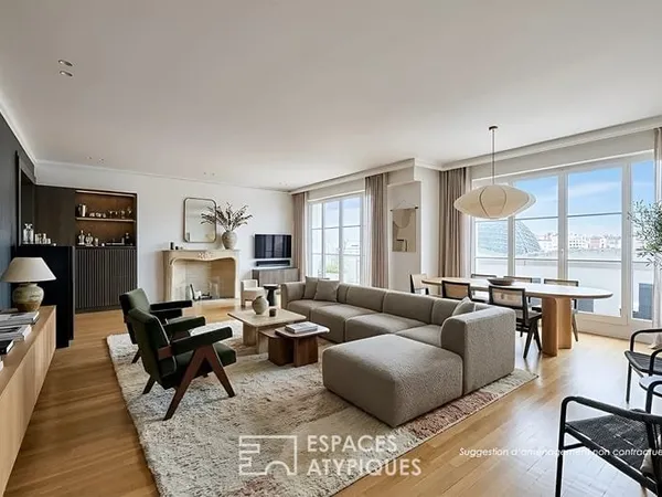 Avant dernier étage de prestige avec balcons et vue dominante - Quartier Molitor
