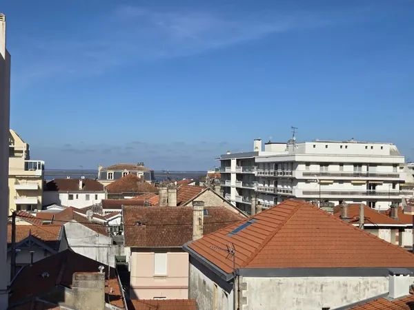 Studio Arcachon centre-ville vue mer et ville d'hier
