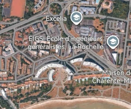 STUDIO meublé équipé LA-ROCHELLE-MINIMES entre UNIVERSITÉ et bord de mer
