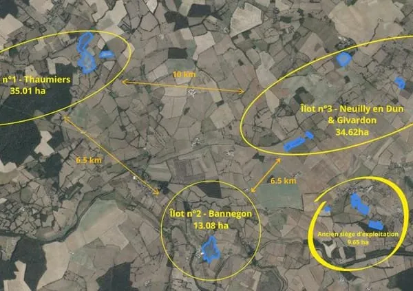 Terres agricoles à vendre dans le Cher 82 ha libres en exclusivité Terres & Domaine