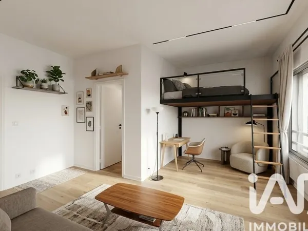 Studio 1 pièce 32 m²