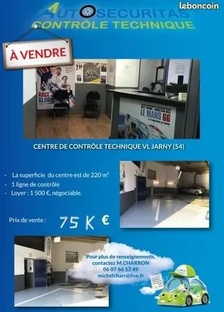Commerce Vente Jarny  220m² 75000€