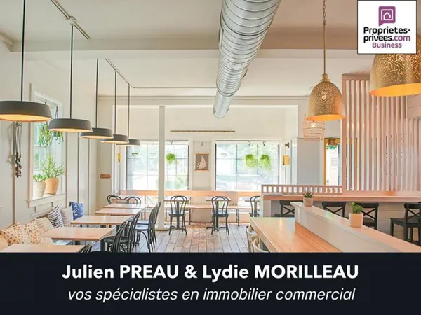 NANTES, ILE DE NANTES - CESSION DE BAIL, LOCAL COMMERCIAL 80 m² + 2 TERRASSES 40 PLACES - EMPLACEMEN