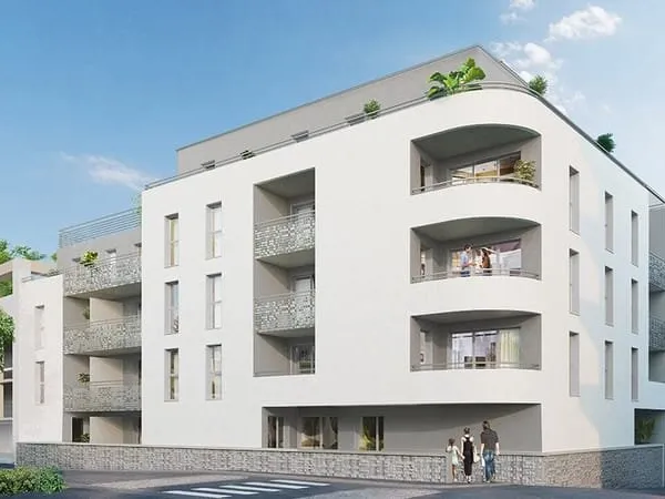 Appartement neuf T4 de 78m2 avec grande terrasse Vert Coteau