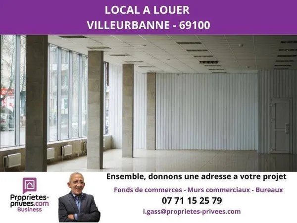 Local commercial 1 pièce 150 m²