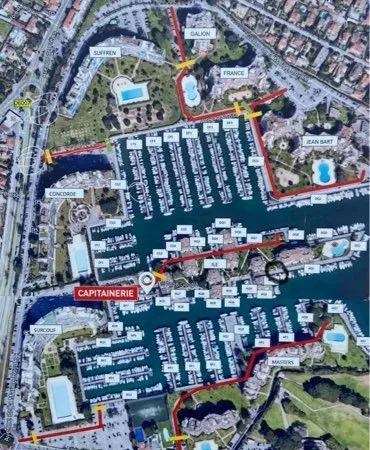 Place de port mandelieu cannes marina 8,80x3,00