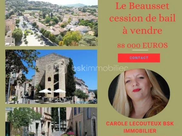 Fonds de commerce 2 pièces 51 m²