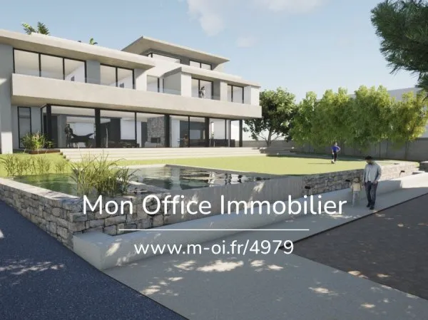 Référence : 4979-NGU - Maison - Permis accordé - projet de Villa individuelle de 800m2 - Pisicne - G