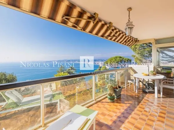 À VENDRE - NICE MONT-BORON - 3 PIECES - 90m² - VUE MER PANORAMIQUE - STATIONNEMENT PRIVATIF