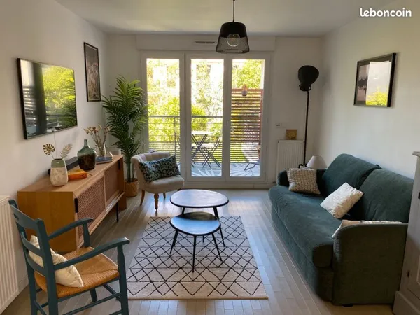 Appartement 3 pièces 64 m2 - Avec balcon et vue jardin