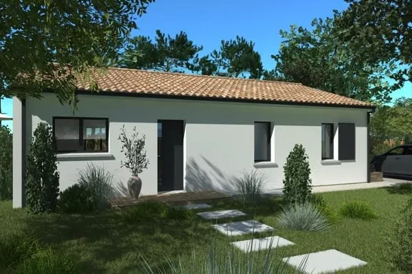 Spécial investisseurs, 3 maisons locatives sur terrain de 4000 m2 à Galgon