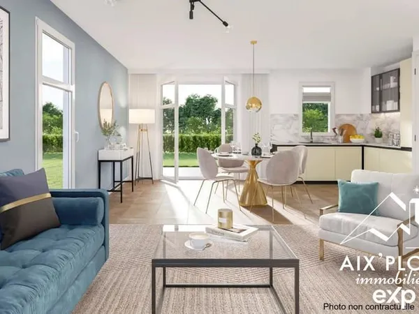 Vends appartement T3 Myans avec balcon et garage
