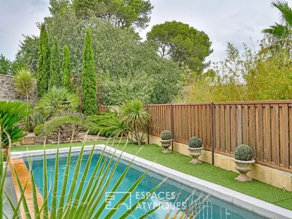 Maison de charme avec piscine à débordement