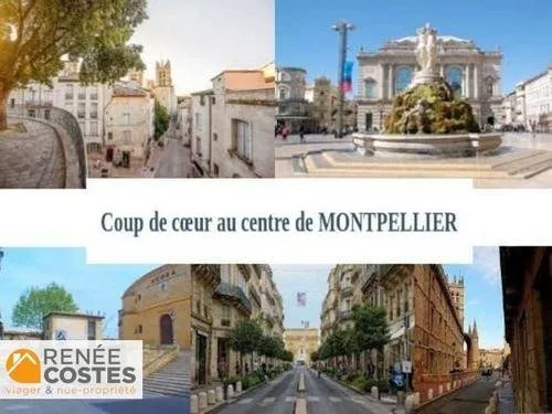 Vente en nue propriété - F77-H78 ans - MONTPELLIER (34000)