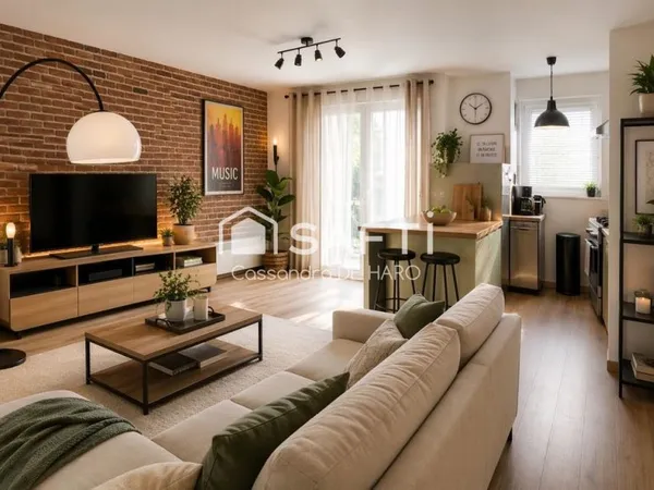 Appartement 2 pièces 38 m²