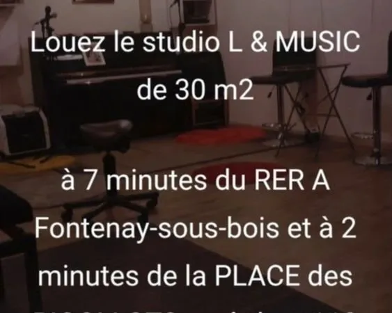 Location belle salle de travail à partager