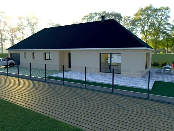 MAISON DE PLAIN PIED 4 CHAMBRES
