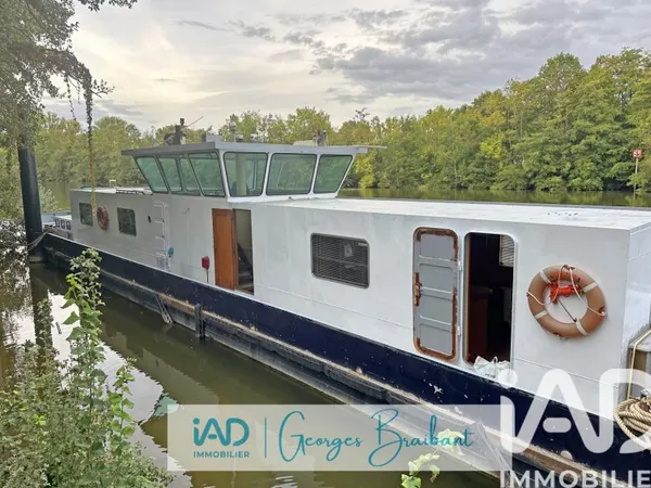 Péniche 3 pièces 55 m²