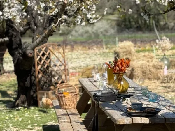 Location jardin avec ferme