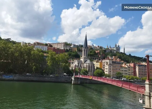 Lyon 2, Ainay-Tilsitt, vue Saône