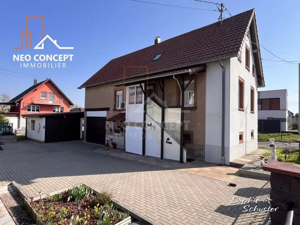 GUMBRECHTSHOFFEN, Charmante maison avec dépendance offrant un beau potentiel
