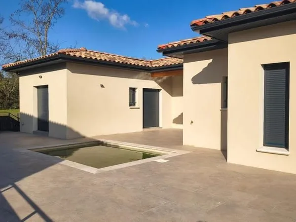 VILLA neuve 3 CH avec piscine,Vallon Pont D Arc 4 pièce(s) 106.78 m2 trés belle prestation proche ce