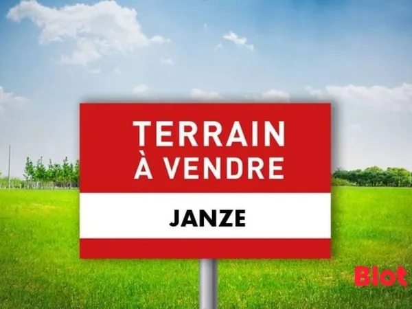 A VENDRE CHEZ BLOT IMMOBILIER - JANZE - TERRAIN - 453M²